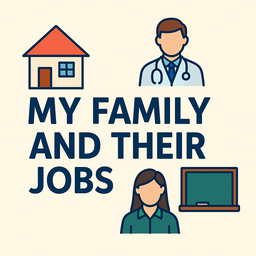 Family and Jobs Illustration